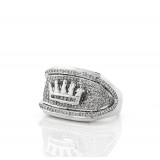 Men's Diamond Ring with Crown